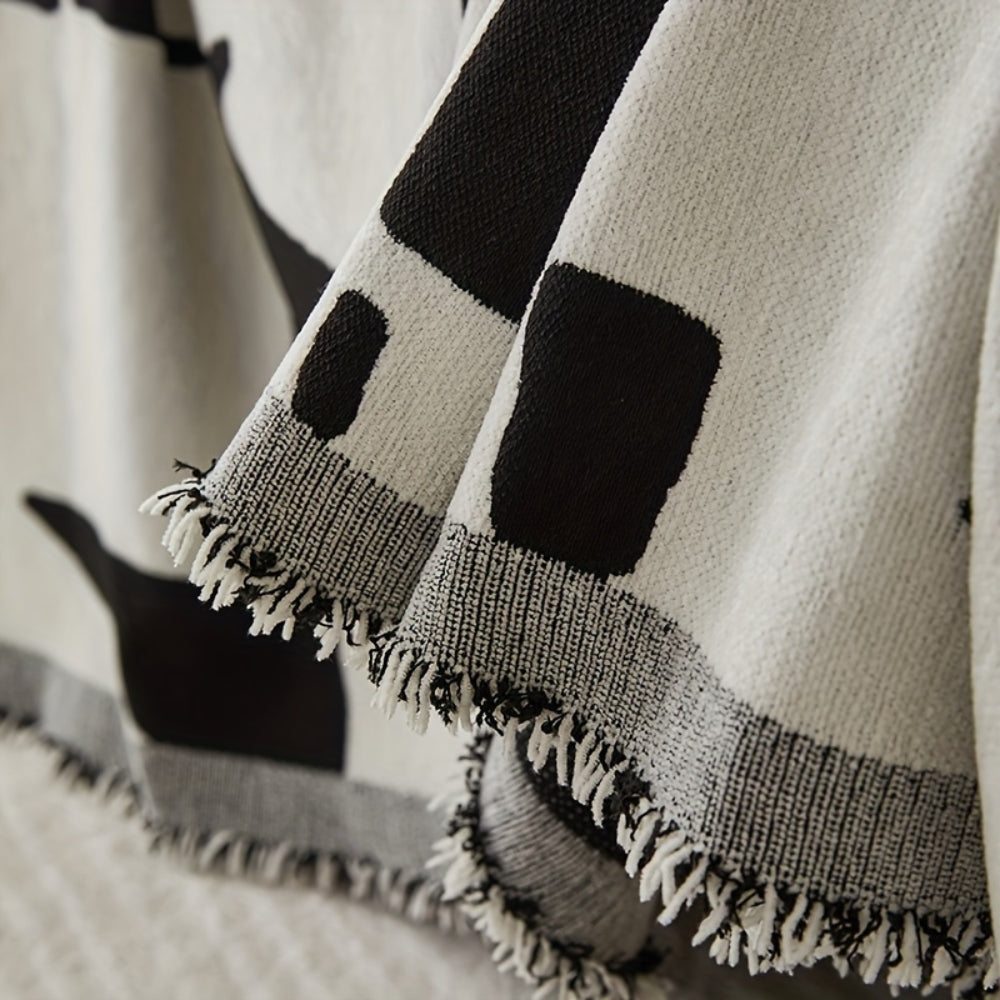 Bohara Sofa Bezug - Weicher Chenille, Reversibel Couchüberzug 4