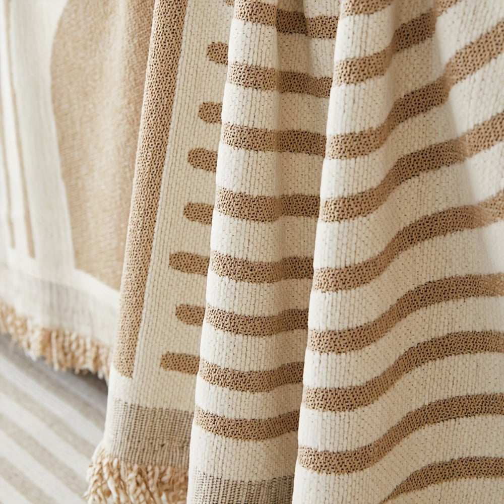 Bohara Sofa Bezug - Weicher Chenille, Reversibel Couchüberzug 6