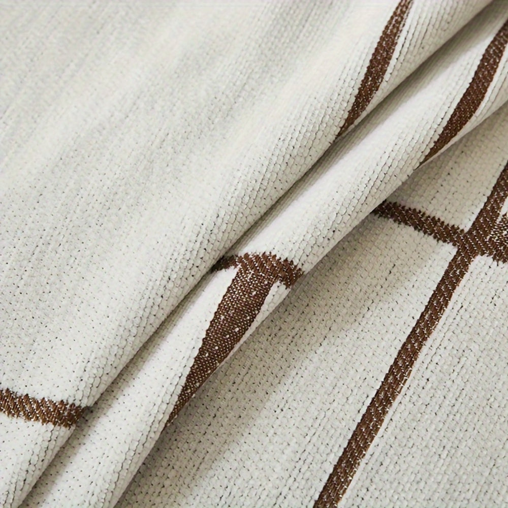 Bohara Sofa Bezug - Weicher Chenille, Reversibel Couchüberzug 7