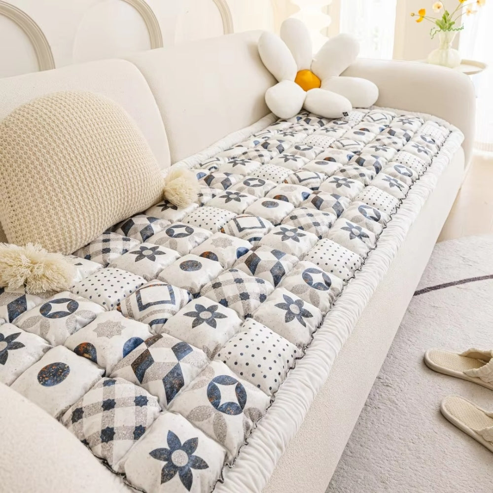 Bohéme Sofaüberwurf - Extra Dick, Rutschfest, Böhmisches Design 10