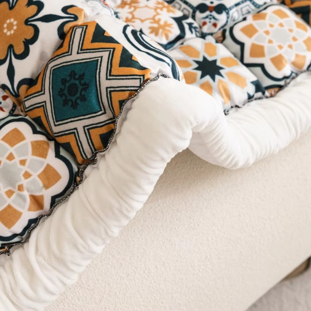 Bohéme Sofaüberwurf - Extra Dick, Rutschfest, Böhmisches Design 5