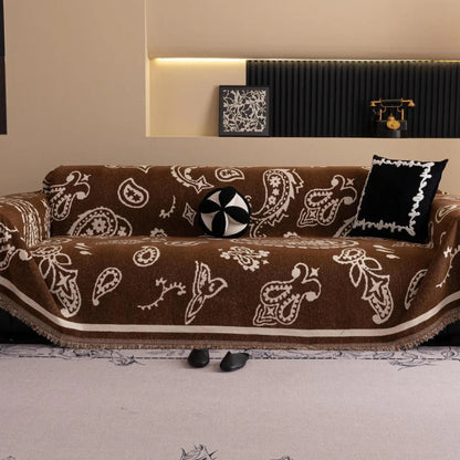 Boreal Sofabezug - Weicher Chenille, Boho Stil, Staub- und Flüssigkeitsschutz 11