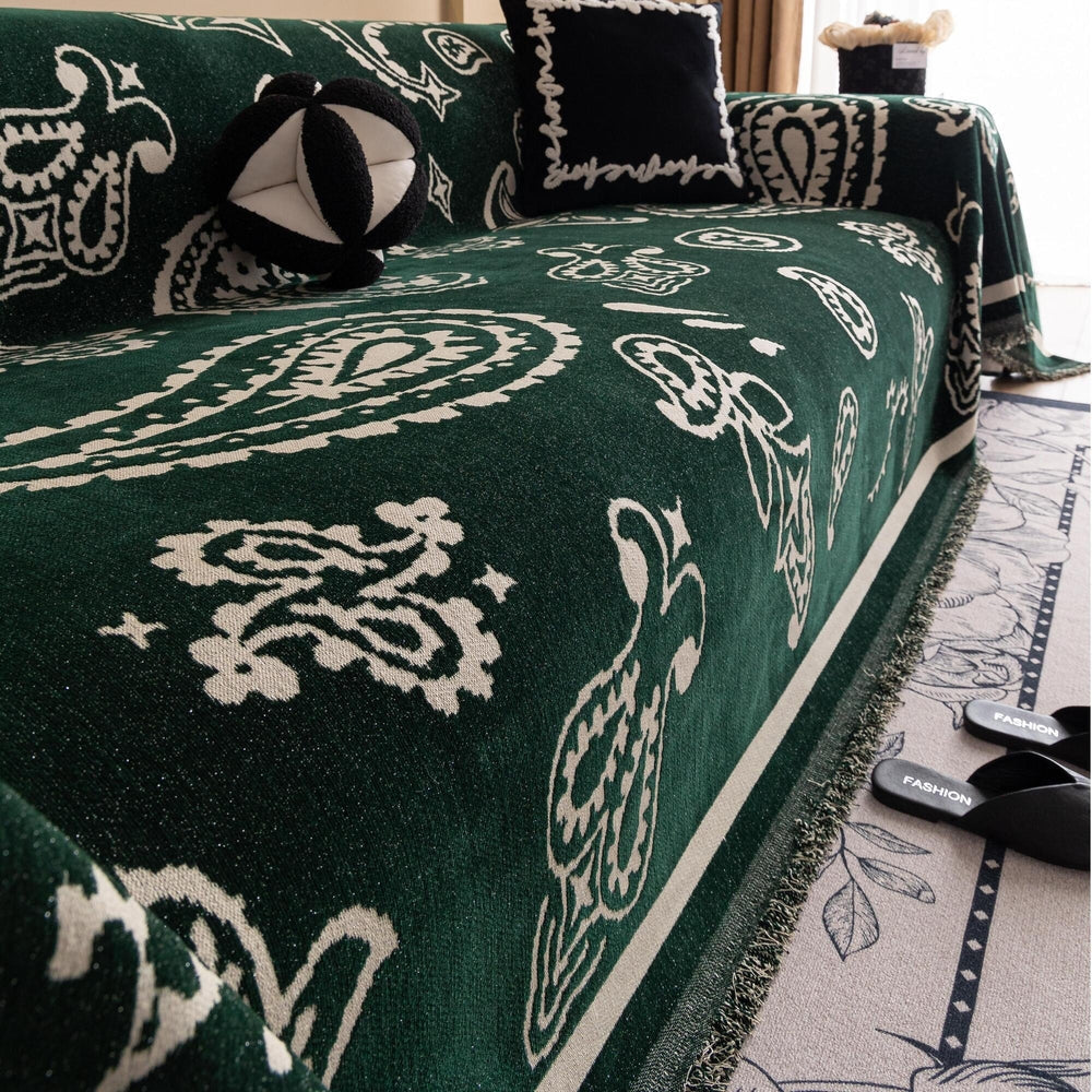 Boreal Sofabezug - Weicher Chenille, Boho Stil, Staub- und Flüssigkeitsschutz 3