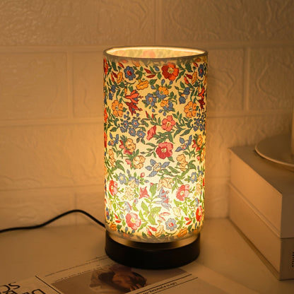Bota Tischlampe - Stoff mit Blumenmuster, Vintage-Charme für Nachttisch oder Schreibtisch 7