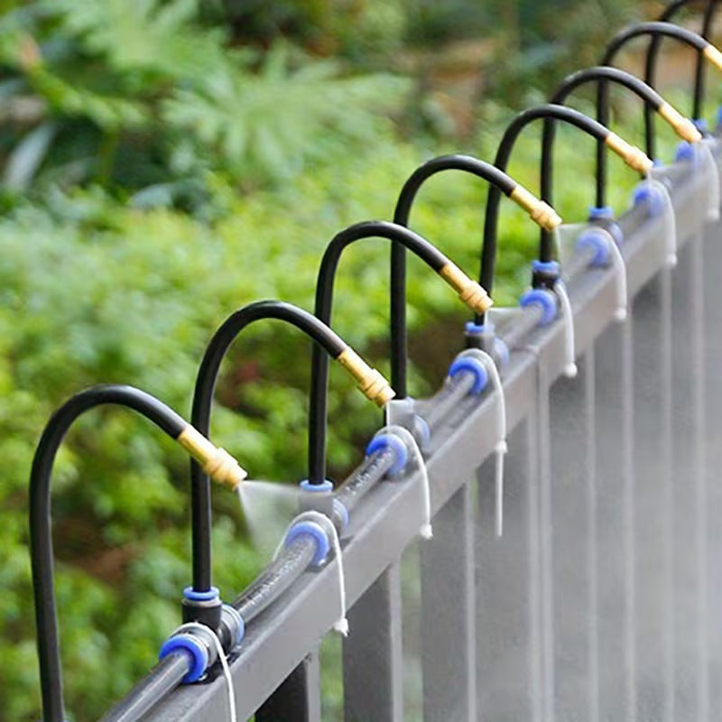 Breeze Bewässerungssystem Garten - 360° Sprühdüsen, Stromfrei, Werkzeugfrei 1