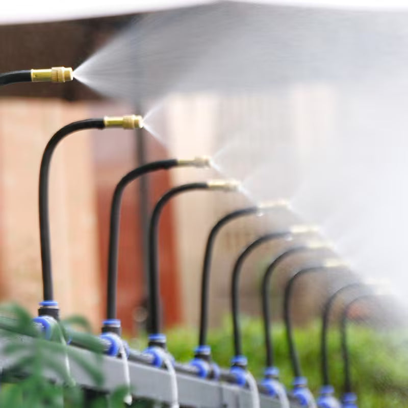 Breeze Bewässerungssystem Garten - 360° Sprühdüsen, Stromfrei, Werkzeugfrei 2