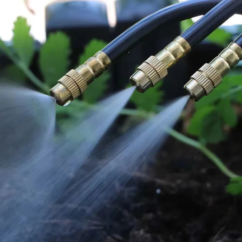 Breeze Bewässerungssystem Garten - 360° Sprühdüsen, Stromfrei, Werkzeugfrei 3