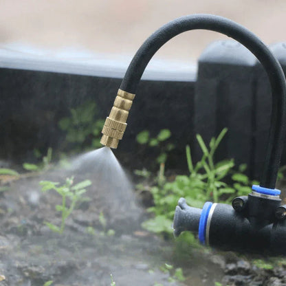 Breeze Bewässerungssystem Garten - 360° Sprühdüsen, Stromfrei, Werkzeugfrei 5