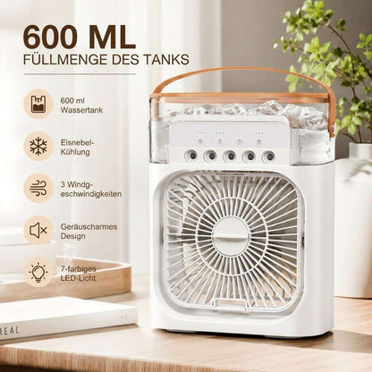 Brisenquell USB Luftkühler - Mobiler Verdunstungskühler mit 600 ml Wassertank 6