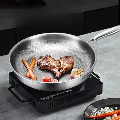 TitanForge™ - Titan Bratpfanne - Gehämmerte Oberfläche - Antihaft Küchenpfanne