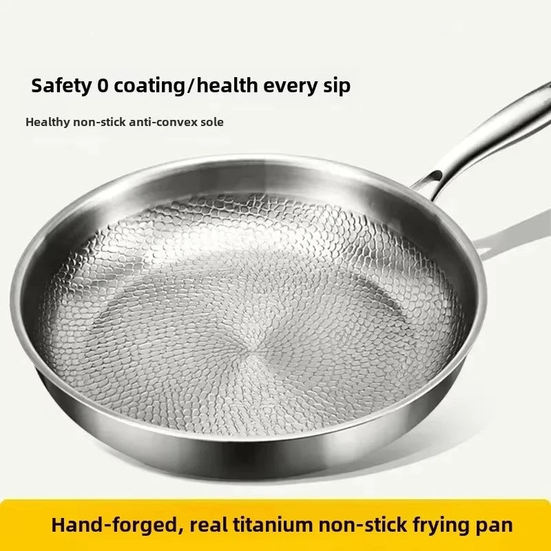 TitanForge™ - Titan Bratpfanne - Gehämmerte Oberfläche - Antihaft Küchenpfanne