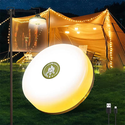Calyra Campinglampe - 4-in-1 LED, RGB-Lichterkette, USB-Powerbank 4