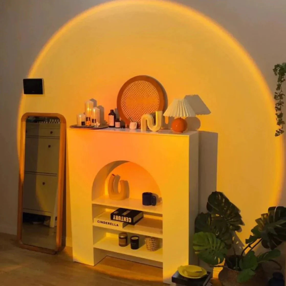 GlowDusk™ - LED Stimmungsleuchte - Modernes Design - Sonnenuntergang Effekt Lampe