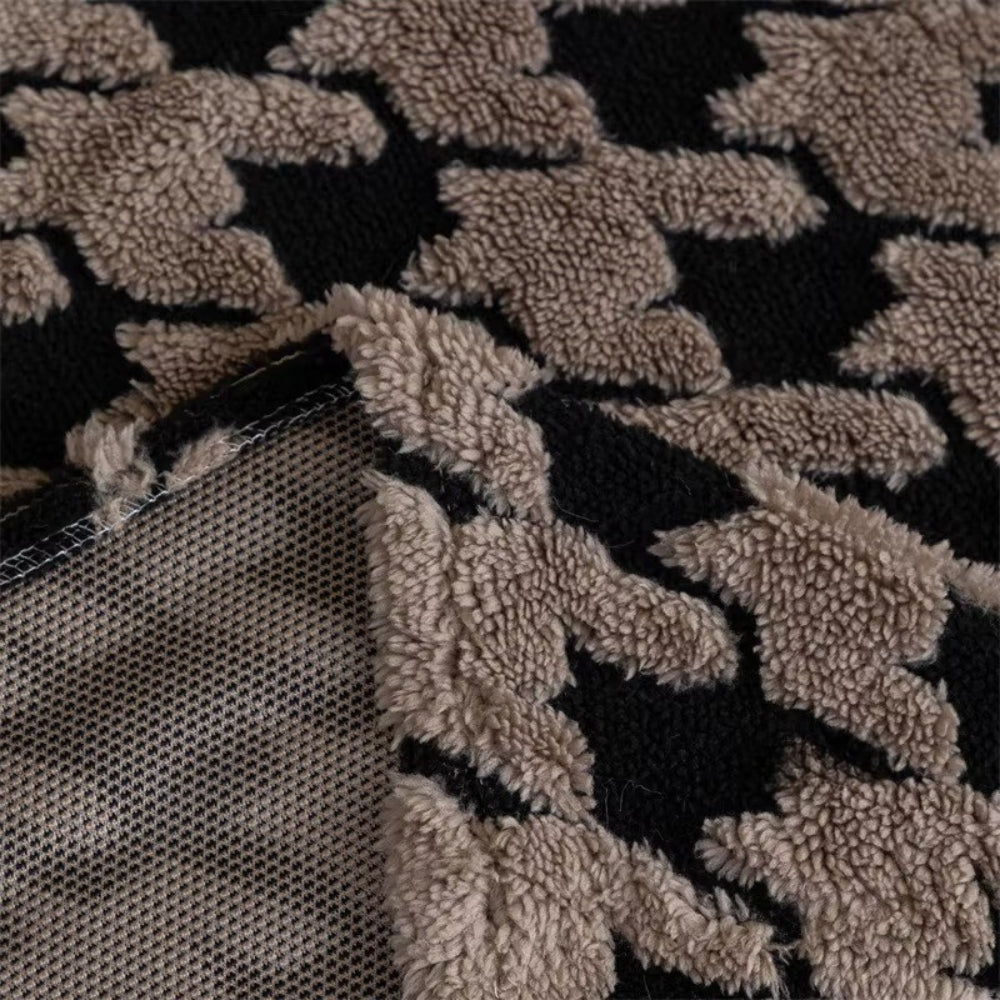 Cavalli Sofa Bezug - Hahnentritt-Muster, Ultraweich, Rutschfest 6