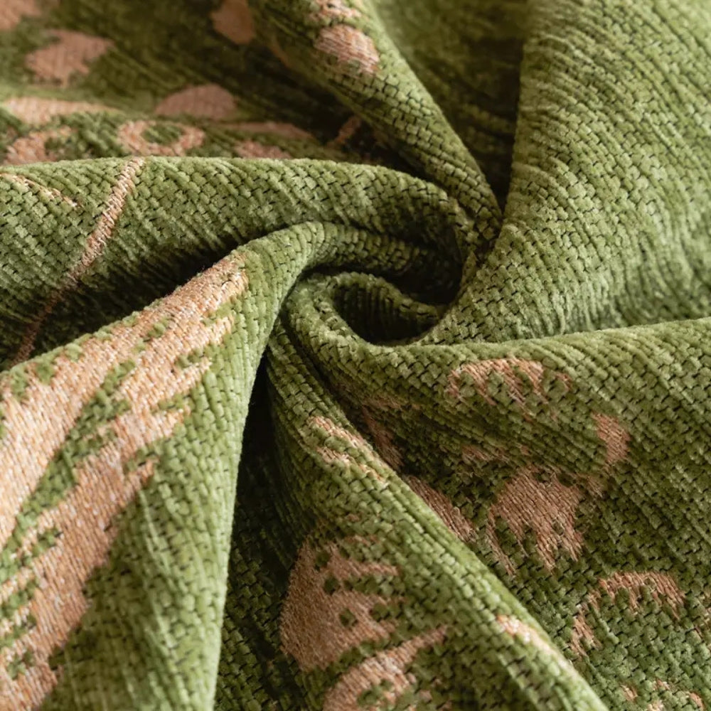 Celestra Sofabezug - Hochwertiges Chenille, Botanisches Muster 3