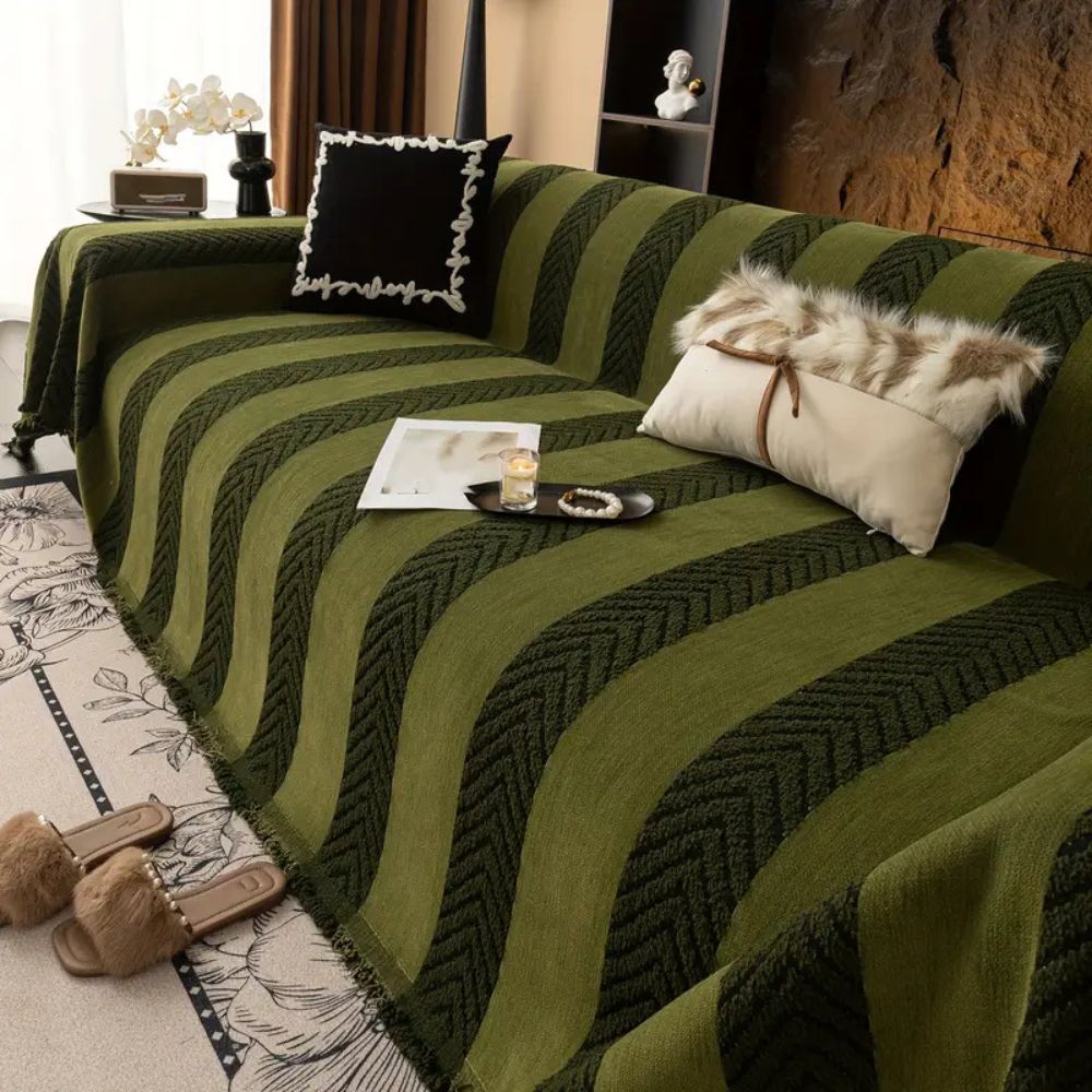 Cevia Sofabezug - Weiche Mikrofasermischung, Boho-Design für Sofas und Sessel 0