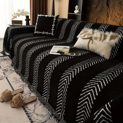 Cevia Sofabezug - Weiche Mikrofasermischung, Boho-Design für Sofas und Sessel 1
