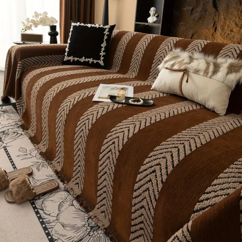 Cevia Sofabezug - Weiche Mikrofasermischung, Boho-Design für Sofas und Sessel 2