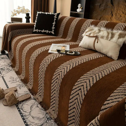 Cevia Sofabezug - Weiche Mikrofasermischung, Boho-Design für Sofas und Sessel 2