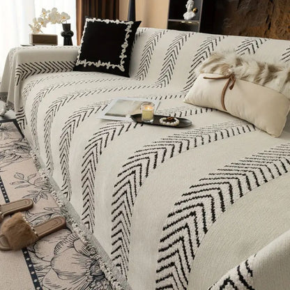 Cevia Sofabezug - Weiche Mikrofasermischung, Boho-Design für Sofas und Sessel 3
