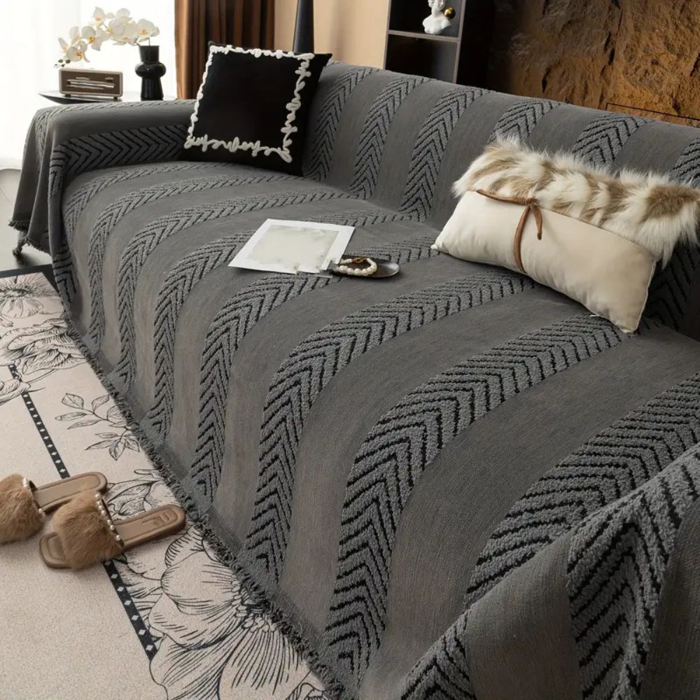 Cevia Sofabezug - Weiche Mikrofasermischung, Boho-Design für Sofas und Sessel 4
