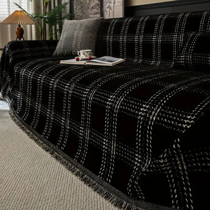 Chesterfield Sofaüberwurf - Hochwertiger Chenille, Vintage-Charme 3
