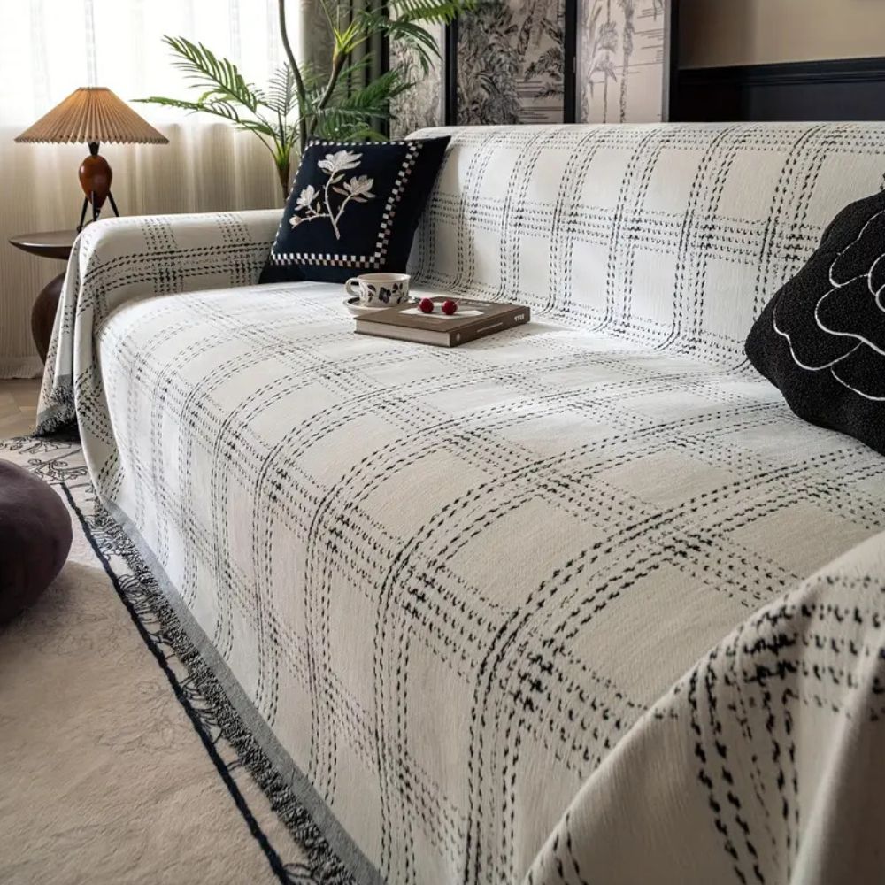 Chesterfield Sofaüberwurf - Hochwertiger Chenille, Vintage-Charme 6