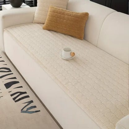 PlushGuard™ - Sofaüberwurf - Dickes Plüschdesign - Rutschfester Sofaschutz