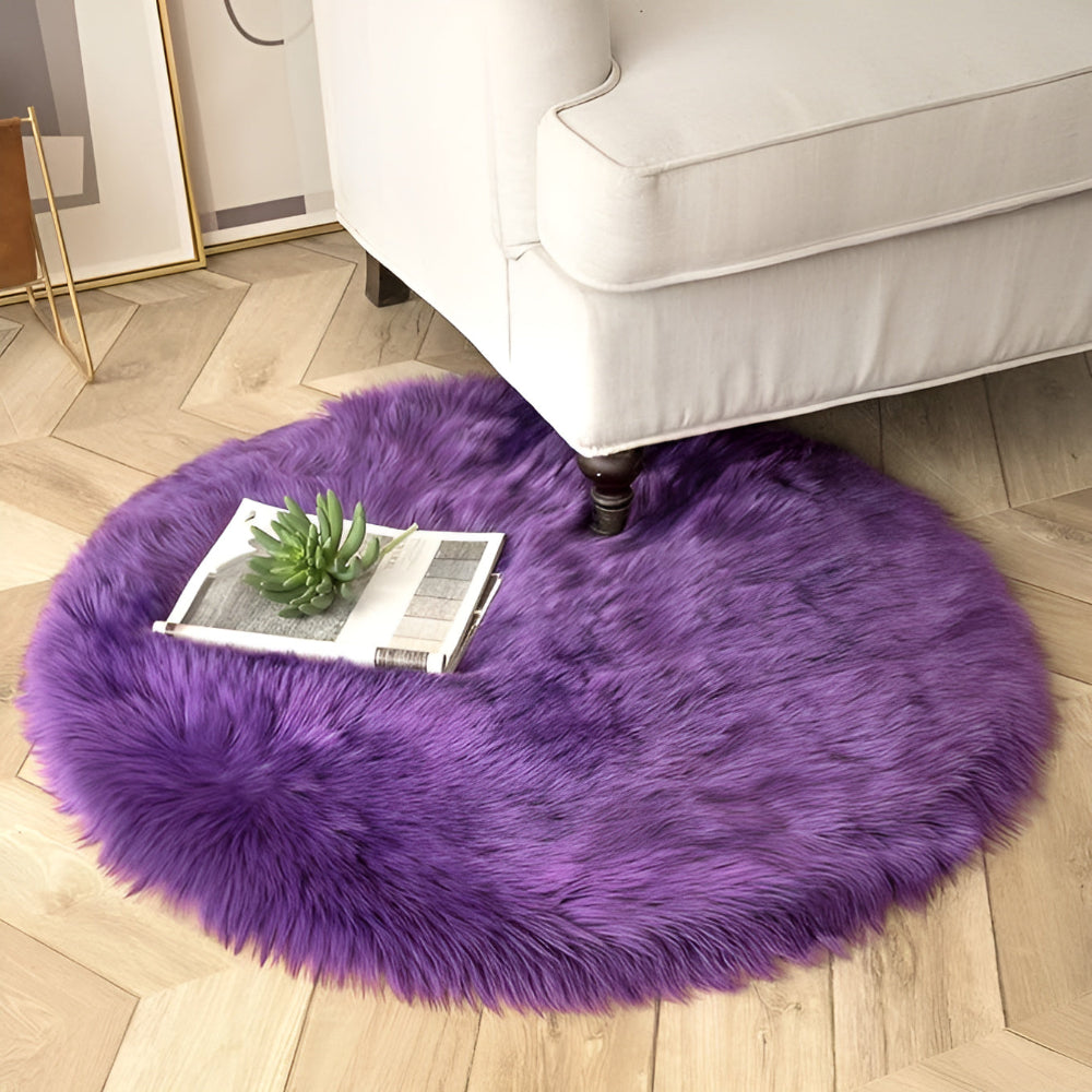 Cielo Cloud Teppich - Weicher Plüsch Rund, Ideal für Wohnzimmer 2