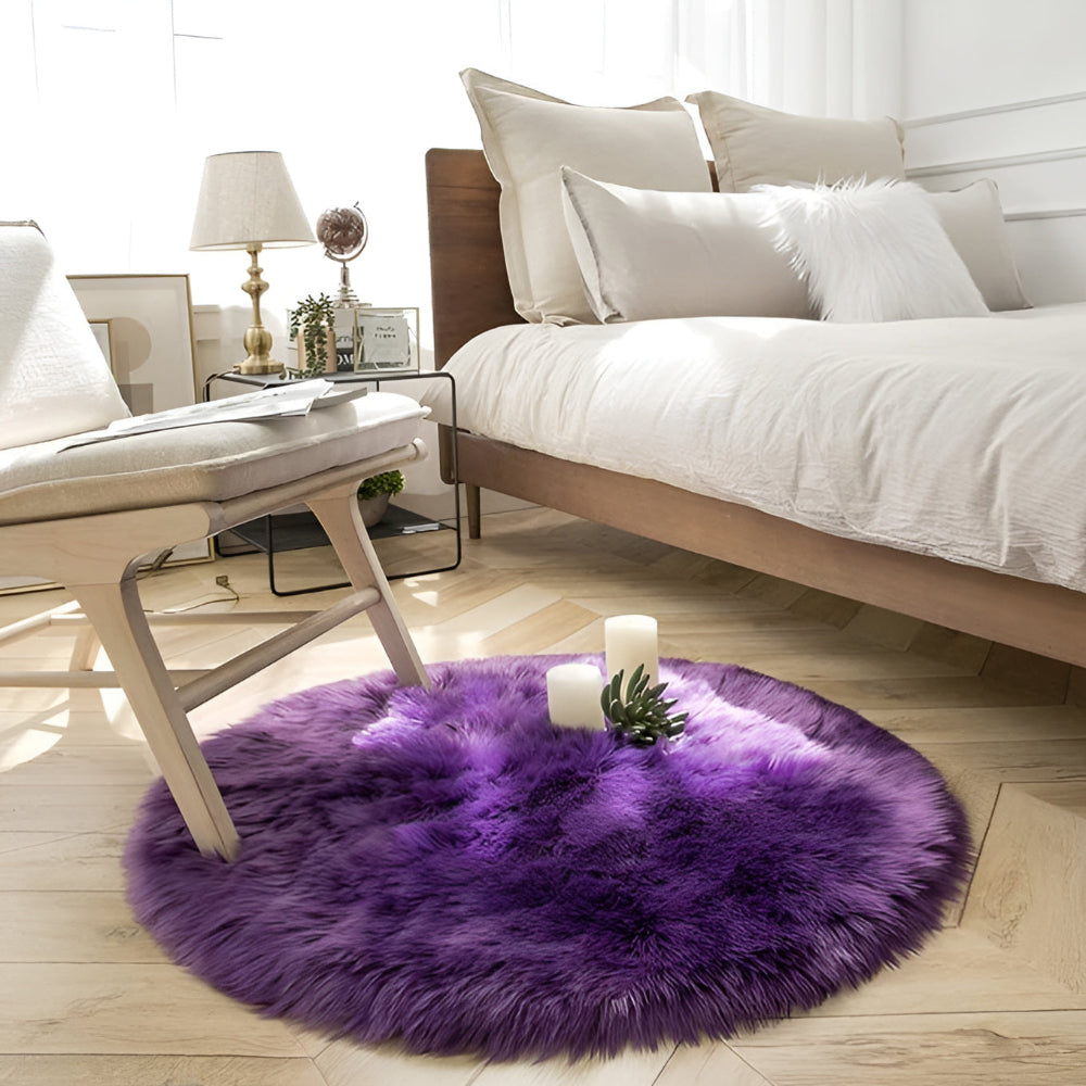 Cielo Cloud Teppich - Weicher Plüsch Rund, Ideal für Wohnzimmer 4