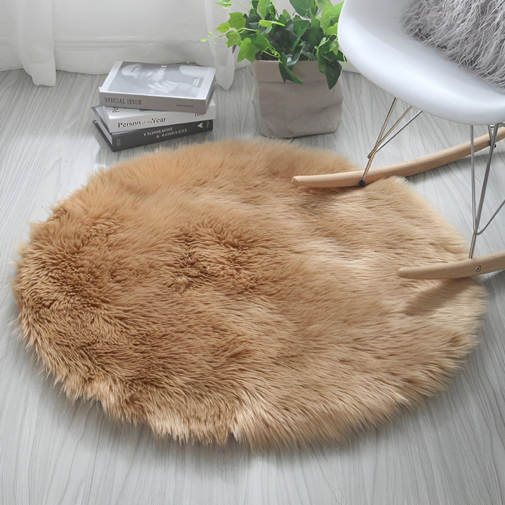 Cielo Cloud Teppich - Weicher Plüsch Rund, Ideal für Wohnzimmer 8
