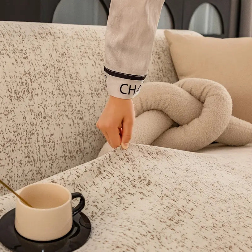 Cielo Sofabezug - Gesprenkelter Chenille, Pflegeleicht 6