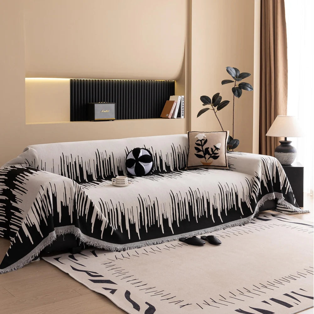 Cielo Sofabezug - Weicher Chenille-Stoff, Modernes Design 0
