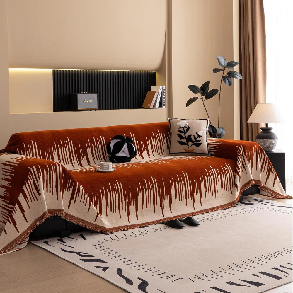 Cielo Sofabezug - Weicher Chenille-Stoff, Modernes Design 3