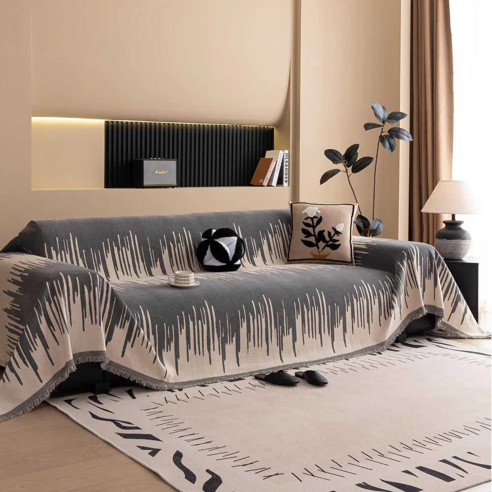 Cielo Sofabezug - Weicher Chenille-Stoff, Modernes Design 4