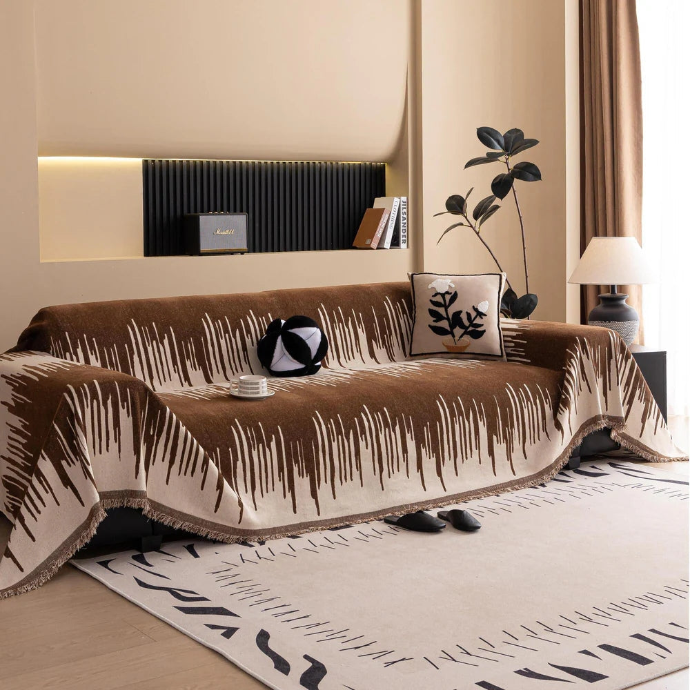 Cielo Sofabezug - Weicher Chenille-Stoff, Modernes Design 5