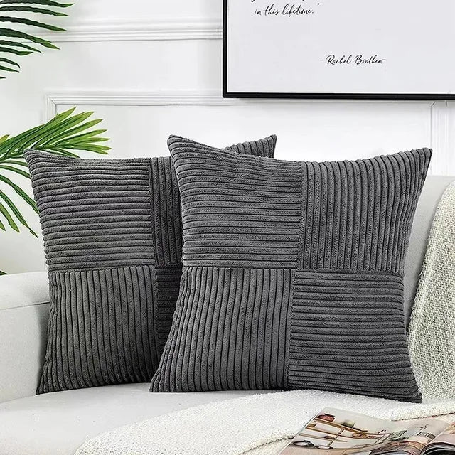 Corda Kissenbezug 45x45 cm - Weicher Cordstoff, Minimalistisch 0