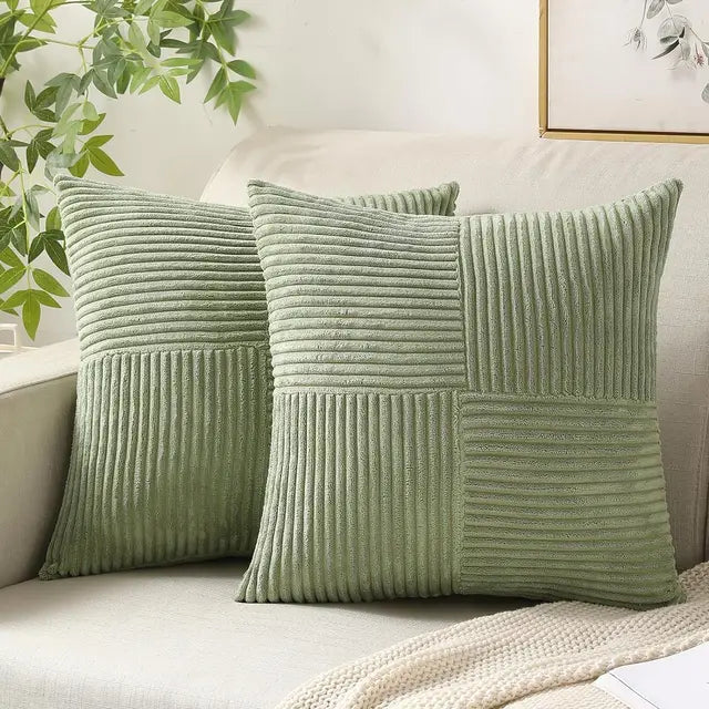 Corda Kissenbezug 45x45 cm - Weicher Cordstoff, Minimalistisch 4