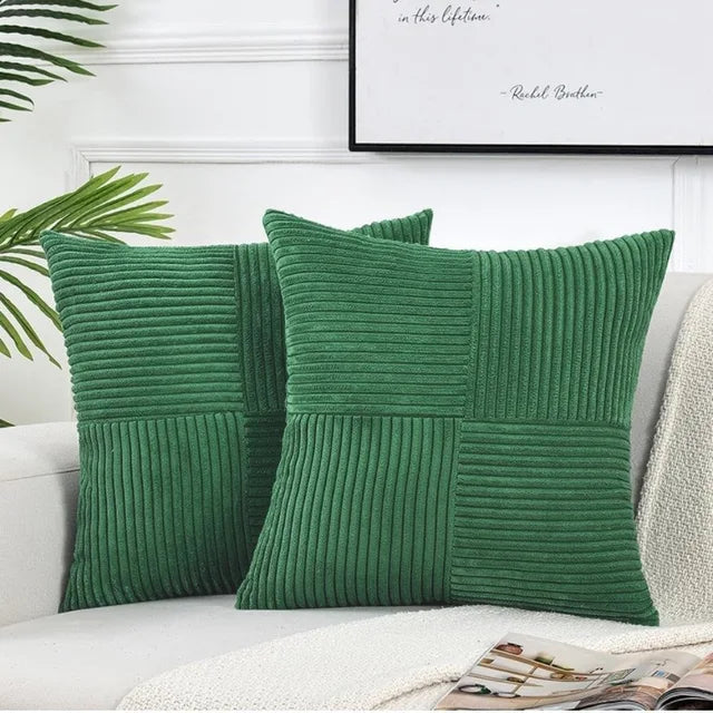 Corda Kissenbezug 45x45 cm - Weicher Cordstoff, Minimalistisch 5