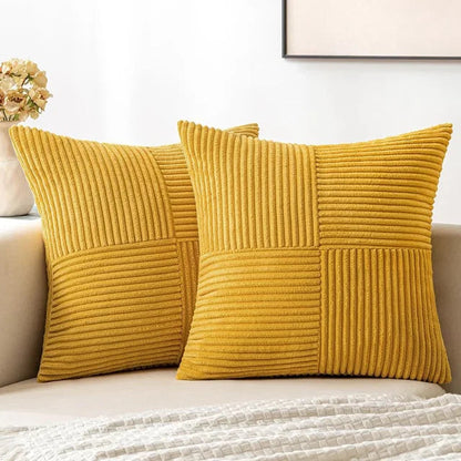 Corda Kissenbezug 45x45 cm - Weicher Cordstoff, Minimalistisch 8