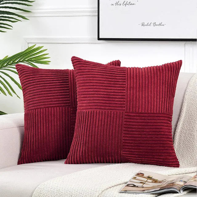 Corda Kissenbezug 45x45 cm - Weicher Cordstoff, Minimalistisch 9
