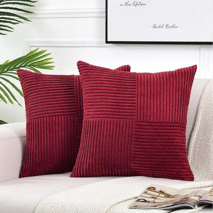 Corda Kissenbezug 45x45 cm - Weicher Cordstoff, Minimalistisch 9