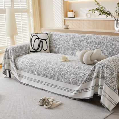 Crisol Sofaüberwurf - Hochwertiger Eisseidenstoff, Modernes Design 1