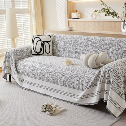 Crisol Sofaüberwurf - Hochwertiger Eisseidenstoff, Modernes Design 1