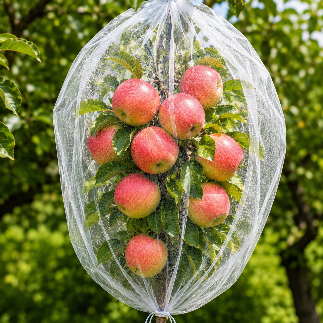 Cropshield Obstschutzbeutel - Atmungsaktives Netz, Kordelzugverschluss 2