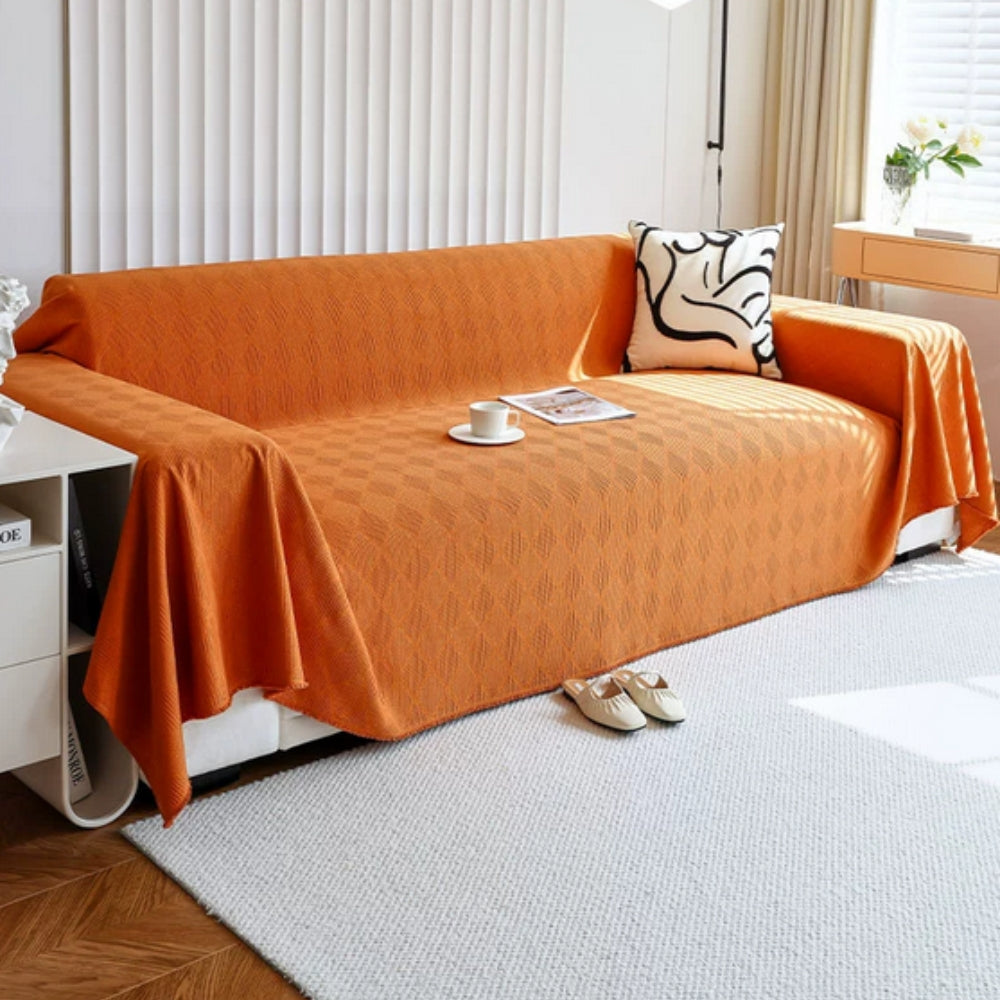 Diana Sofabezug - Chenille, Geometrisches Design, Vielseitig Einsetzbar 0