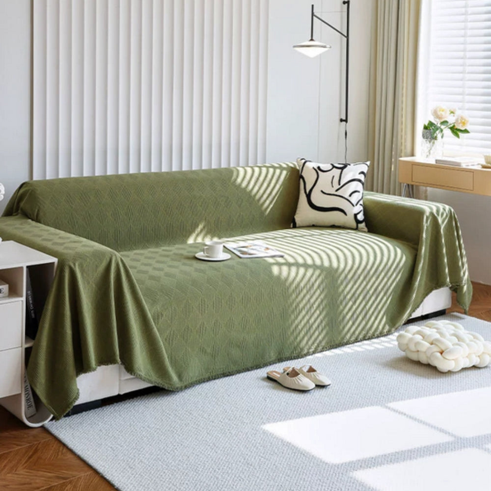Diana Sofabezug - Chenille, Geometrisches Design, Vielseitig Einsetzbar 6