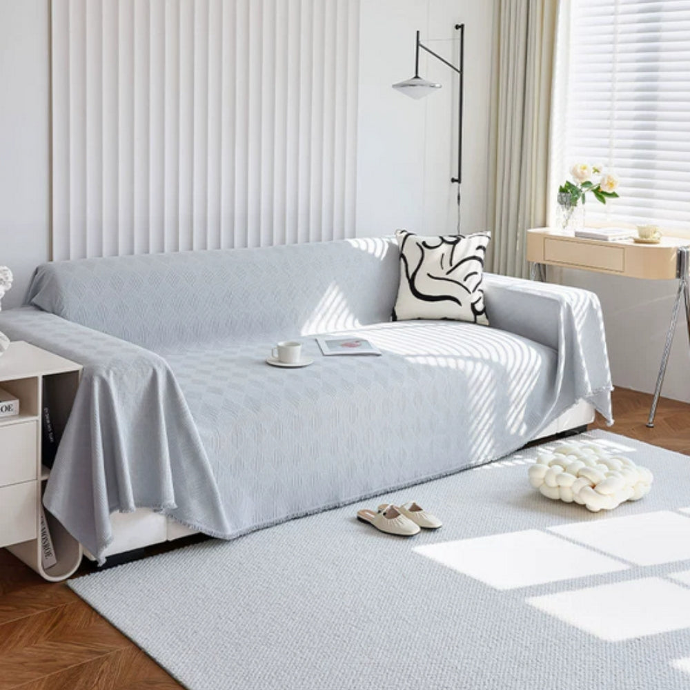 Diana Sofabezug - Chenille, Geometrisches Design, Vielseitig Einsetzbar 8