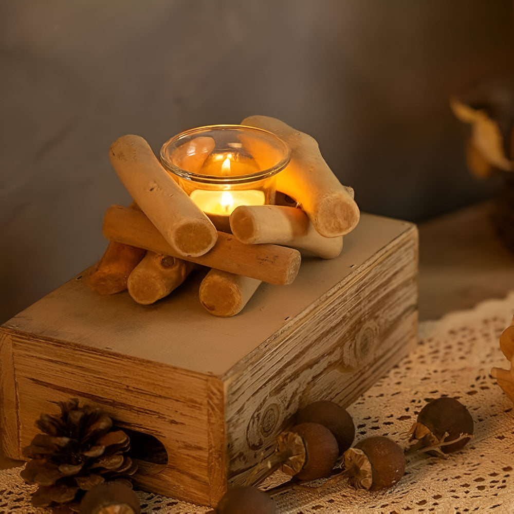 Dorian Kerzenhalter - Driftwood Holzdesign, Rustikal 1