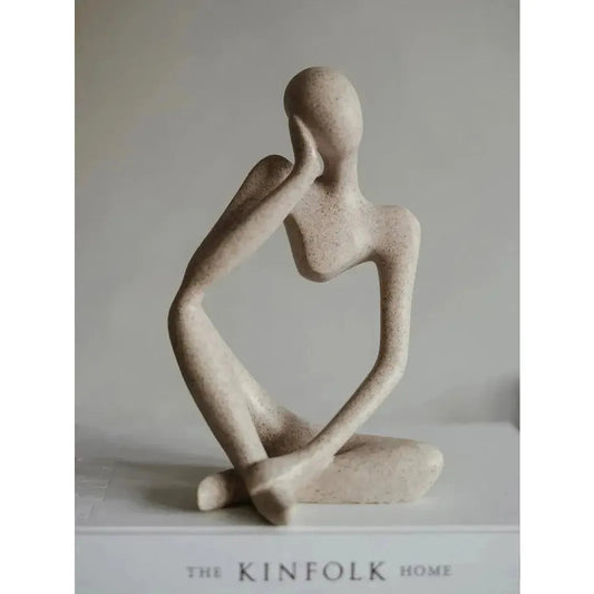 Dorian Skulptur - Abstrakte Harzfigur, Inspiriert von Rodin 1